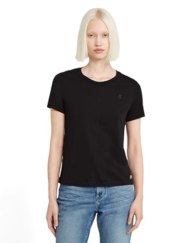 G-Star Para Mujer Top Overdyed Front Seam, Negro Dk Black D24499-4107-6484 , M G-Star Para Mujer Top Overdyed Front Seam, Negro Dk Black D24499-4107-6484 , M
