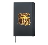 Treasure Chest Hardcover Journal, Black