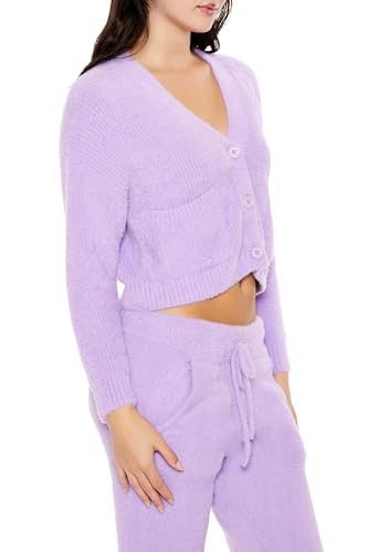Image of Forever 21 Women's Fuzzy Cardigan Sweater