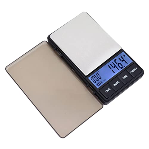 Wagi do Kawy z Cyfrowym Wyświetlaczem LED, Czułe i Dokładne Wagi do Kawy 1000 G z funkcją Tarowania Timera do Precyzyjnych Pomiarów, Przenośne Wagi Kuchenne do Domu