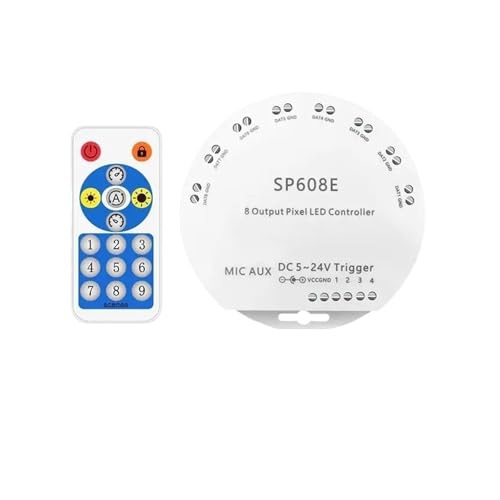 Contrôleur de musique LED SP608E : Finis les bugs de pixels WS2812B