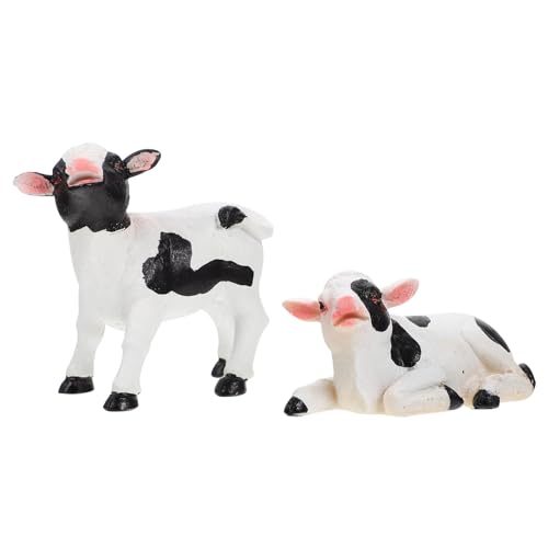GALPADA Figuras Diseño Único de Resina de Adornos Multiusos en 1 Par y Colores Variados para Fiestas de Pascua para de Jardín y Bonsái