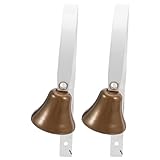 Support mural peu encombrant : installez facilement cette sonnette vintage en métal moulé sur n’importe quel mur ou porte, ce qui en fait un choix pratique pour les espaces restreints et améliore l’utilité de la sonnette pour chien, notamment pour l’apprentissage de la propreté des chiots et pour l’apprentissage de la propreté