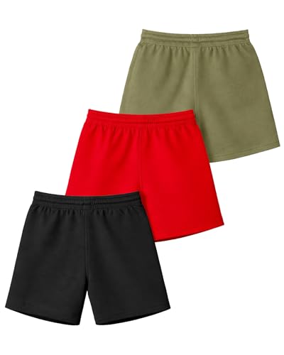 Image of Kuchipoo Boys Cotton Shorts | Elastic Waistband | Double Pocket Shorts | Summer Casual Wear for Kids | Pack of 3