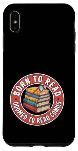 Born to Read Doomed to Comics �ʔ����{�D�� �X�}�z�P�[�X iPhone XS Max �p