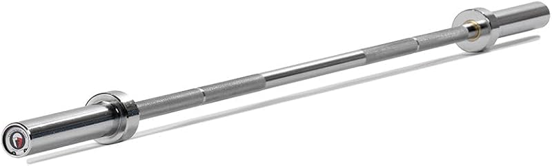 Olympic Technique Training Barbell, 6 FT Chrome Finish, 15 KG(33lb) 28MM Shaft, Rated 500 LB, Weightlifting Bar