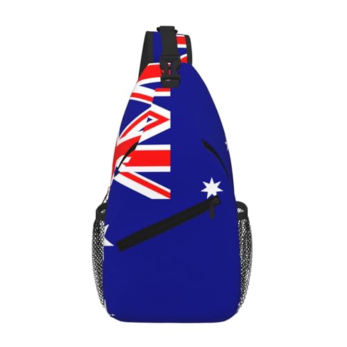Sacoche drapeau australien pour téléphone en voyage et festival