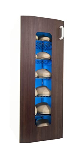 東邦歯科産業 スリッパクリーン キュート 6足 殺菌灯+光触媒(右取手)木目調ドア (ウォールナット)