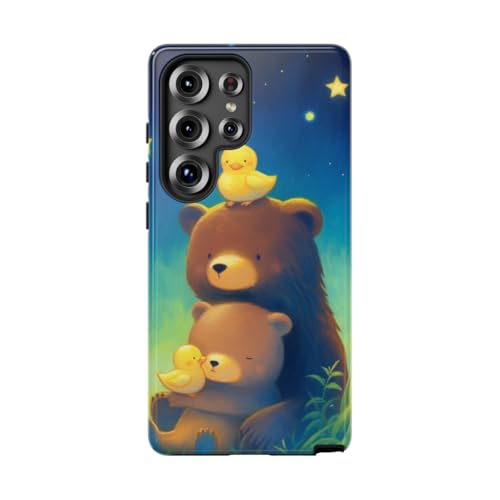 Coque Samsung S25 Ultra avec ours bleu pour illuminer vos soirées et moments de détente