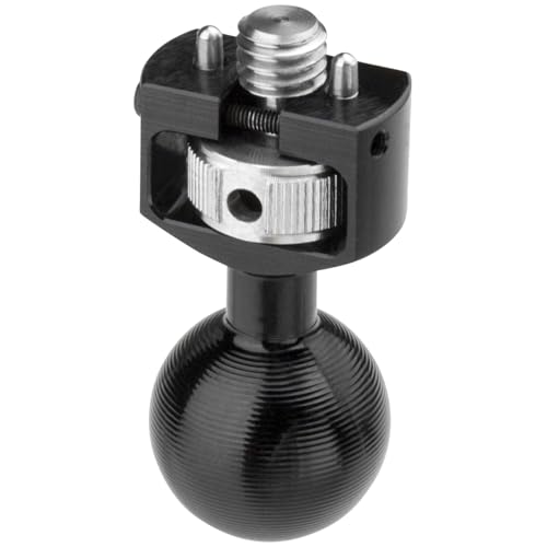 Image of Kupo Super Knuckle Ball with 3 /8 inch-16 Screw and Locating Pin for Anti-Rotation Mounting, CNC Aluminum Ball for Camera Cages and Video Accessories (KG074311)