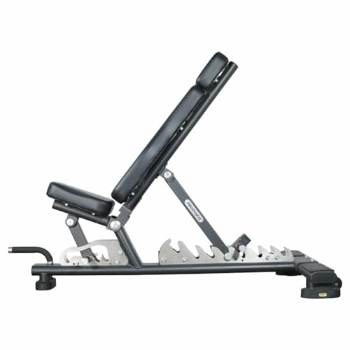 Image of Advanced Adjustable Bench|Flat&Incline Bench|For Commercial&Home Use|Strength Training Home Workout Gym Equipment For Fitness|Heavy Duty Bench|350 Kg Weight Capacity|Made In India,Black