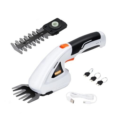 Heywork 一台二役 3.6V充電式 コードレス芝生バリカン 生垣バリカン 芝刈り機...