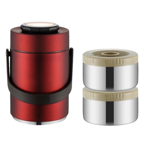 Biizhe �X�e�����X�����`�{�b�N�X�X�e�����X�ۉ��玝����l�ۉ��ٓ����ۉ��� �X�[�v�e�� �����`�W���[ �t�[�h �^��304 �����`�W���[ �V���o�[ ���ٓ��������` �����`�{�b�N�X �ʋ� �^���� �ʊw �L�����v(1.5L,���b�h) [���s�A���i]