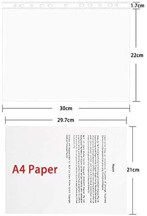 Arpan A4 Strong Transparent Poly Punched Pockets 104 Sleeves/Wallets