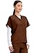 Cherokee Workwear womens Originals Unisex V-neck Shirtoriginals ??? V ????????? ?? ??originals - Playera Unise medical scrubs shirts, Chocolate, Small US