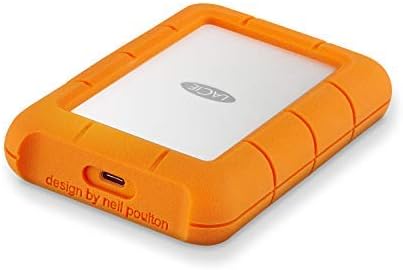 LaCie Rugged USB-C, 5TB, Portable External Hard Drive, Drop, Shock, Dust, Rain Resistant, for Mac & PC (STFR5000800) - 1