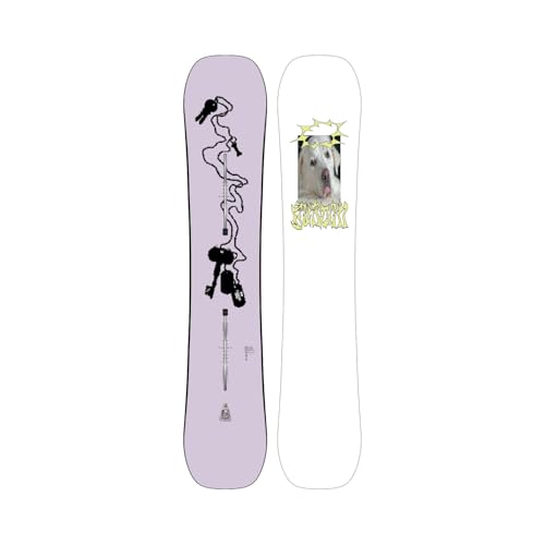 Burton - Planche De Snowboard Good Company Camber Graphic Homme - Homme - Taille 155 - Violet