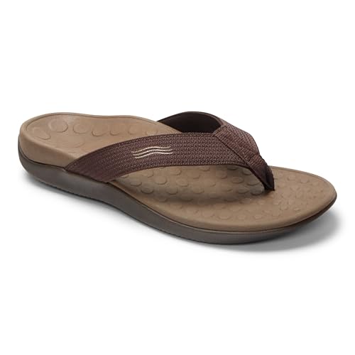 Image of Vionic 44Wave Thong Sandals Chocolate 12 M