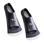 TYR Burner Swim Fins – Short Blade Training Fins for Swimmers – Improve Kick Technique, Strength & Speed – Comfortable Fit, Multiple Sizes