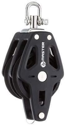 Sailboat Dinghy Hardware 72mm 2 5/6" Double Swivel Shackle Becket Plain Bearing Master BP-7204F