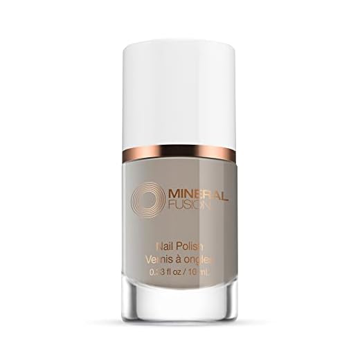 Mineral Fusion Esmalte de Unha Cinza Pérola 400