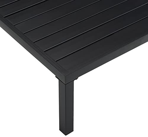 Crosley Furniture Co6322-Mb Piermont Outdoor Metal Sectional Side Table, Matte Black #TOP5