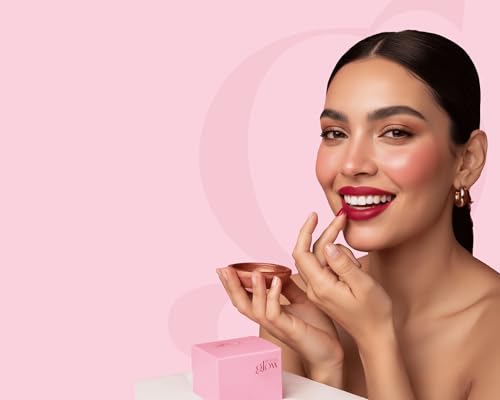 Image of Aker Fassi Moroccan Lip & Cheek Stain | Natural Long-Lasting Tint Clay Pot | Buildable Color for Lips & Cheeks by Bold & Glow