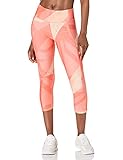 Reebok Running Essentials 3/4 Graphic Capri Leggings, twisted coral, S