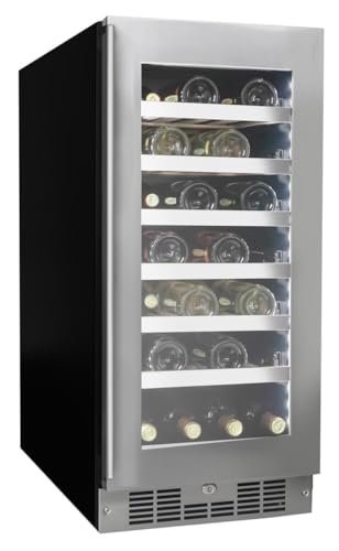 Danby Silhouette Tuscany 15" Stainless Frame Right-Hinge Wine Cooler