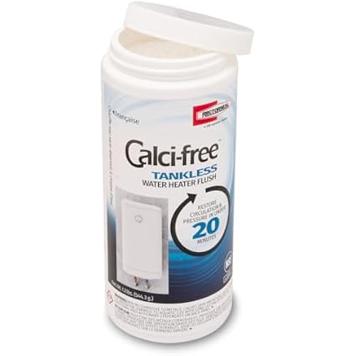 RectorSeal Calci-Free 68708 Tankless Water Heater Cleaner, Easy Application, Plumbing, 1.2 lb