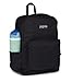 JanSport Superbreak Plus FX Backpack - Work, Travel, or Laptop Bag with Water Bottle Pocket - Black