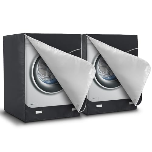AKEfit washer dryer cover, 2-pack (27W x 33D x 39H)