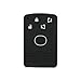 SEGADEN Silicone Cover Protector Case Skin Jacket fit for MAZDA 4 Button Smart Card Remote Key Fob CV4534 Black