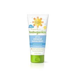 Babyganics Sunscreen Lotion 50 SPF, 6oz, Packaging May Vary