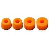 OAJABBGE 4pcs Skateboard LKW Buchse Vibrationen Dämpfungsdämpfende PU Stoßdämpfungskissen Für Glatte Radfahrer Erleben Sie Hohe Elastische PU Skateboard Buchsen