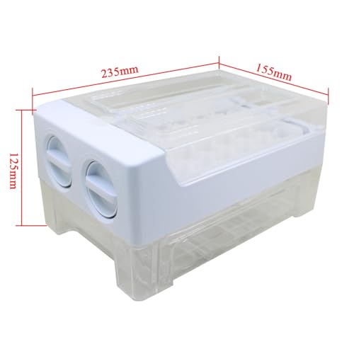 Molde para cubos de hielo pequeño removible para refrigerador miniatura 5
