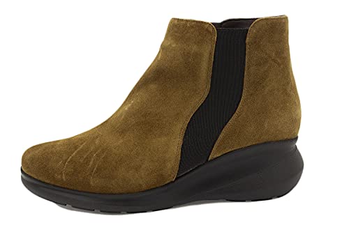 Bottine daim PieSanto 215858 boots cuir femme confort automne