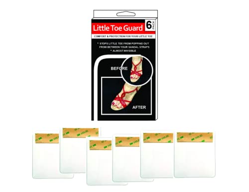 Little Toe Guard, The Patent Pending Toe Protector That Stops Your Toe from Popping Out of Strappy Shoes and Sandals by Dr Organizer