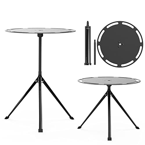 Teleskopischer Dreibeiniger Klapp-Esstisch für den Außenbereich Tragbarer Campinggrill Multifunktionaler dreibeiniger Klapp-Esstisch aus Aluminiumlegierung zum Anheben Überleben Im (A, One Size) Cover