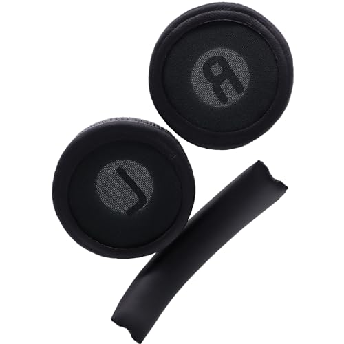 PartEGG Genuine Headphone Earpads Cushions w/Headband Cover Replacement for JBL Tune 500 500BT 510BT 520BT 560BT 450BT Headset - Black
