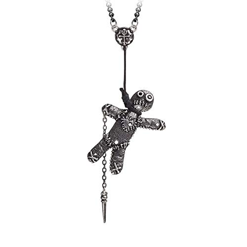 Preisvergleich Produktbild Alchemy Gothic VOO DOO Doll Frauen Halskette Standard Hartzinn Gothic