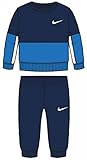 Taglia: 18M NIKE - Tuta bambino blu felpa girocollo - 18M