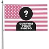 Amazon.com : Custom Pink American Flag - Personalized 3x5 Ft Flag With ...
