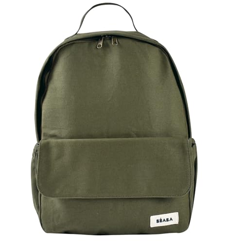 BÉABA, Sac à Dos à Langer Tokyo 21L – Sac à Langer Bébé Maman Papa, Format Mains Libres, 9 Poches, Poche Isotherme, Attache Poussette, Tapis à Langer...