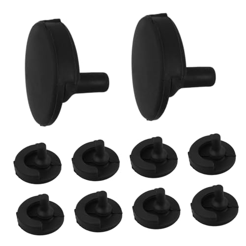 Cabilock Air Fryer Bumpers Corner Protectors 10pcs Silicone Steam Plate Bumpers for Air Fryer Tray Feet Protectors