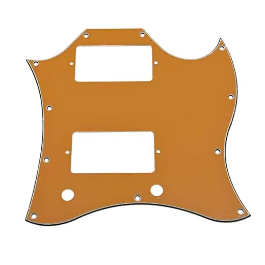 Dopro American Standard SG - Golpeador de cara completa para guitarra Gibson SG Special de EE. UU., color naranja, 3 capas
