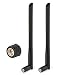 Bingfu 4G LTE 5dBi SMA Male Antenna (2-Pack) for Verizon AT&T T-Mobile Sprint Huawei Netgear 4G LTE Mobile Router Gateway Home Phone Modem Cell Phone Signal Booster Cellular Amplifier Trail Camera