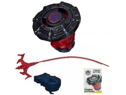 Toupie Beyblade Extreme Tornado Battlers Destroyer Et Son Lanceur Set Toupie Extrême + 1 Carte Tigre - vue 3