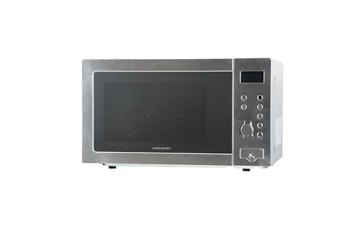 Cookology FSMOG25LSS Freestanding Combi Microwave - Oven & Grill 25 Litre Capacity - 31.5Cm Turntable - 900W Microwave, 1200W Grill, 2200W Oven - 5 Power Levels - Defrost Setting - Stainless Steel - 3