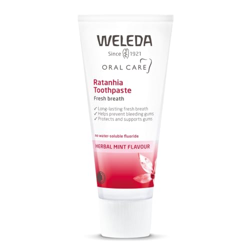 Weleda Ratanhia Toothpaste 75 ml for Sensitive Gums & Bleeding